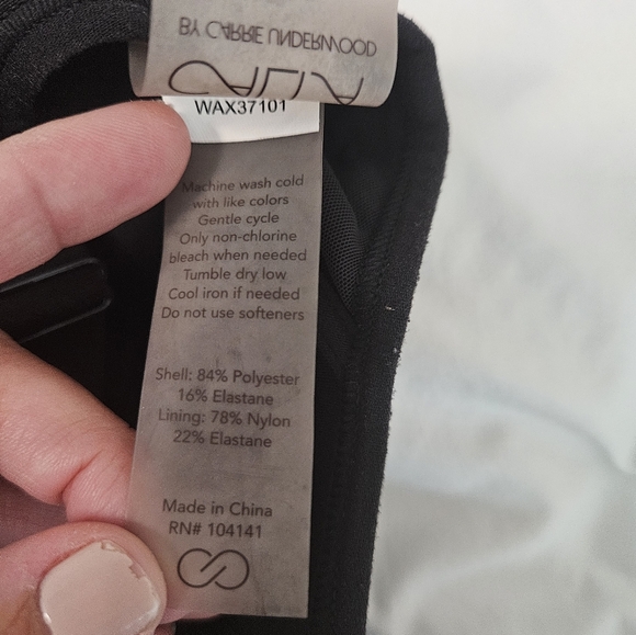 CALIA Women's Go All Out Zip Front Sports Bra - Picture 9 of 9